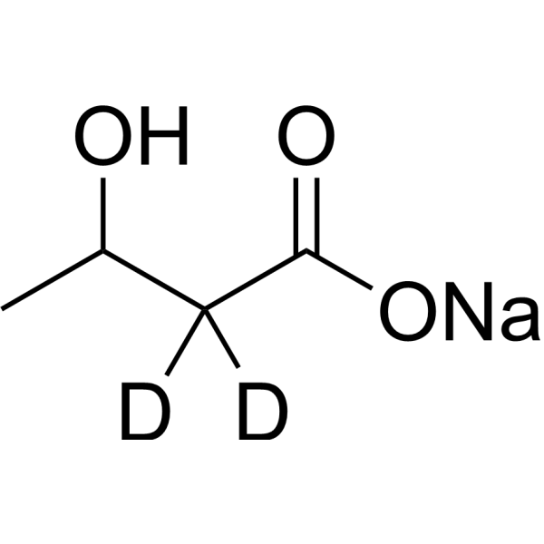3-Hydroxybutyric acid-d2 sodium (β-Hydroxybutyric acid-d2 sodium) 352439-00-0